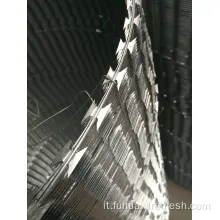 Serie di filo spinato con rasoio zincato